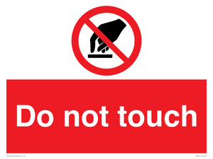 do not touch